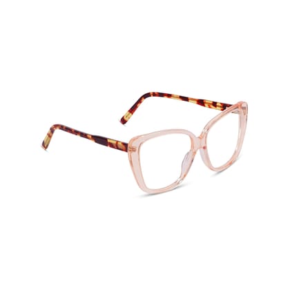 Eyenaks Cat-Eye Acetate Zero Power Frame for Women/Girls (Cream) Eyenaks Cat-Eye Acetate Zero Power Frame for Women/Girls (Cream)