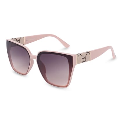 Eyenaks Premium Leather Sunglass For Women | UV400 Protection | Elegant Leather Design | Pack Of 1 (Pink) Eyenaks Premium Leather Sunglass For Women | UV400 Protection | Elegant Leather Design | Pack Of 1 (Pink)