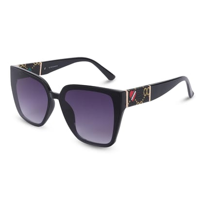 Eyenaks Premium Leather Sunglass For Women | UV400 Protection | Elegant Leather Design | Pack Of 1 (Black) Eyenaks Premium Leather Sunglass For Women | UV400 Protection | Elegant Leather Design | Pack Of 1 (Black)