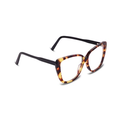Eyenaks Cat-Eye Acetate Zero Power Frame for Women/Girls (Cheetah) Eyenaks Cat-Eye Acetate Zero Power Frame for Women/Girls (Cheetah)