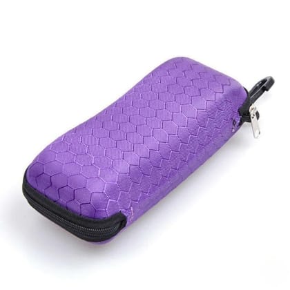 Eyenaks Portable Zipper Eyeglasses Case Sunglasses Hard Case Box Protector for Men Women Students (Purple) Eyenaks Portable Zipper Eyeglasses Case Sunglasses Hard Case Box Protector for Men Women Students (Purple)