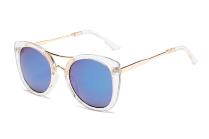 Eyenaks Cateye Sunglasses for Women | Premium Metal and PC Finish | UV400 Protection | Pack of 1 (Golden) Eyenaks Cateye Sunglasses for Women | Premium Metal and PC Finish | UV400 Protection | Pack of 1 (Golden)