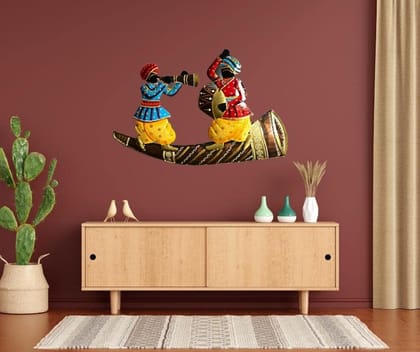 THE HERITAGE DIVINE Wall Decorative Rajasthani Baarat Wall Hanging | Welcome to Our Home Wall Hanging | Wall Hanging for Living Room | Wooden Wall Hanging for Wall Decor Stylish (Medium, Multicolour) THE HERITAGE DIVINE Wall Decorative Rajasthani Baarat Wall Hanging | Welcome to Our Home Wall Hanging | Wall Hanging for Living Room | Wooden Wall Hanging for Wall Decor Stylish (Medium, Multicolour)