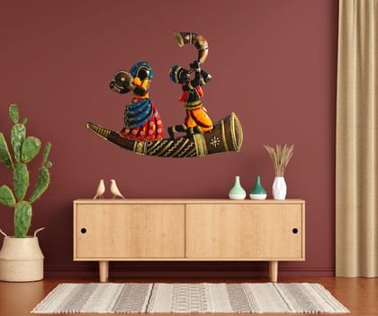THE HERITAGE DIVINE Wall Decorative Rajasthani Baarat Wall Hanging | Welcome to Our Home Wall Hanging | Wall Hanging for Living Room | Wooden Wall Hanging for Wall Decor Stylish (Medium, Multicolour) THE HERITAGE DIVINE Wall Decorative Rajasthani Baarat Wall Hanging | Welcome to Our Home Wall Hanging | Wall Hanging for Living Room | Wooden Wall Hanging for Wall Decor Stylish (Medium, Multicolour)