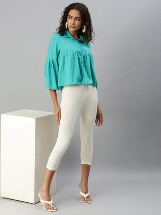 Prisma leggings capri-Cream