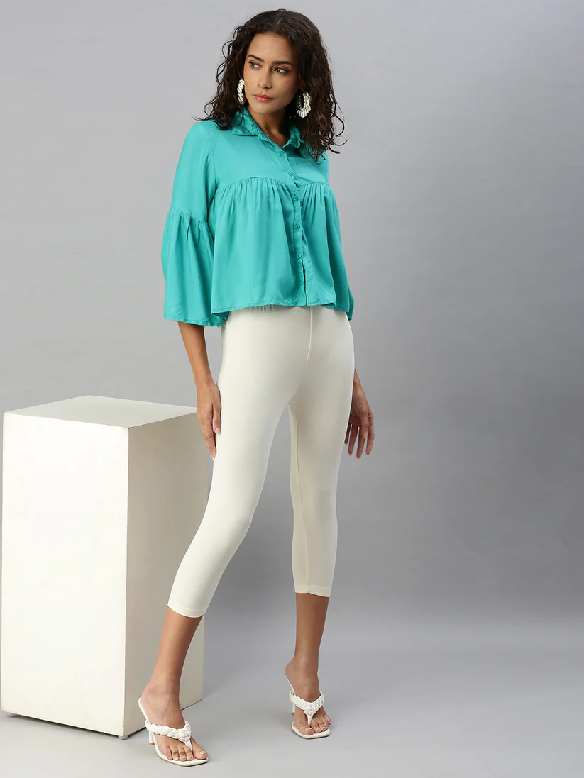 Prisma leggings capri-Cream