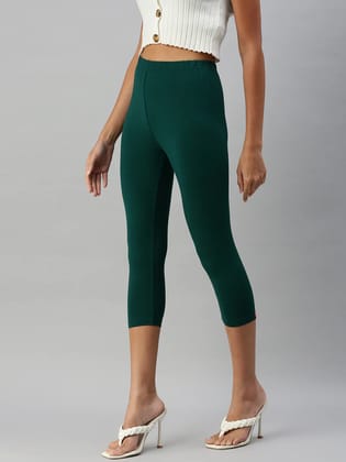 Prisma leggings capri-Bottle Green Prisma leggings capri-Bottle Green