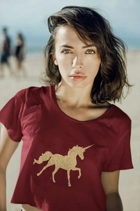 Crop Top (Women) - Mystical Unicorn (9 Colours)