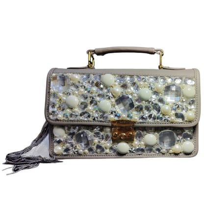 Pearl Crystal crossbody&nbsp;bag