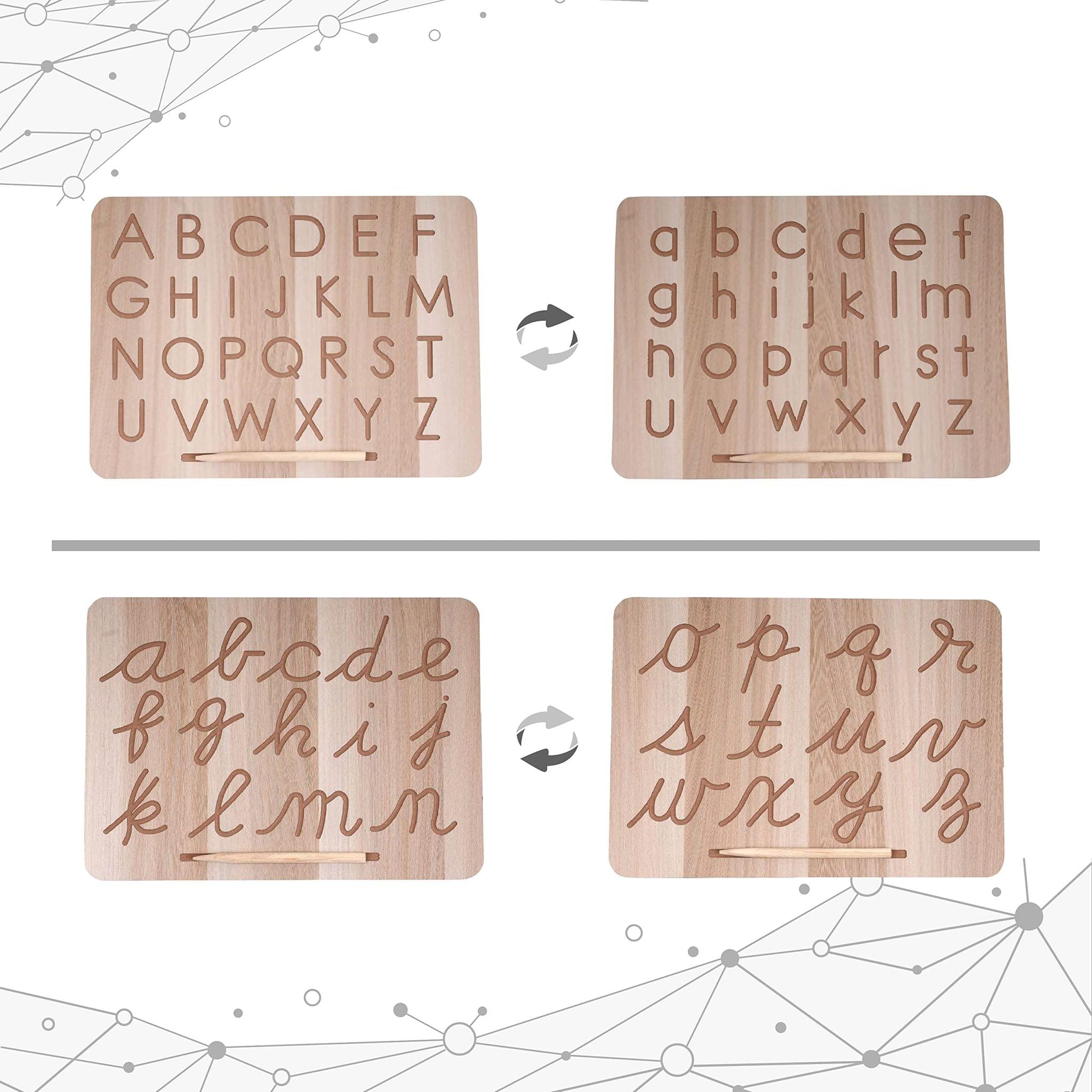 Alphabet Tracing Board with Dummy Pencil | Learning and Educational Toys for 2+ Years Old Kids