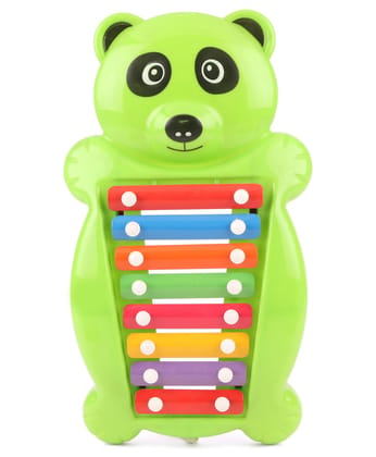 Vibrant Green Panda Xylophone Musical Toy for Kids Vibrant Green Panda Xylophone Musical Toy for Kids