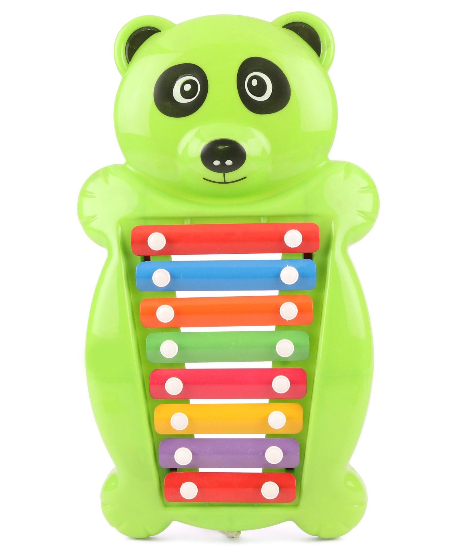 Vibrant Green Panda Xylophone Musical Toy for Kids