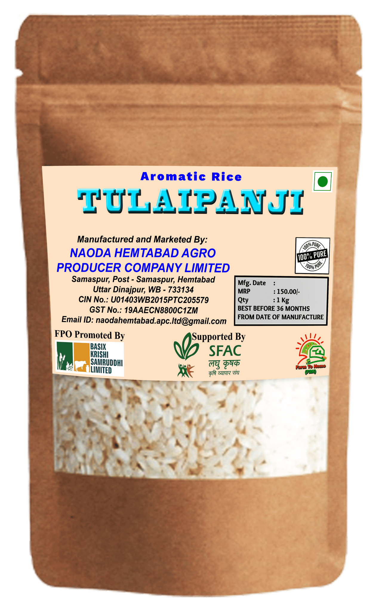 Aromatic Rice Tulaipanji | 1 Kg
