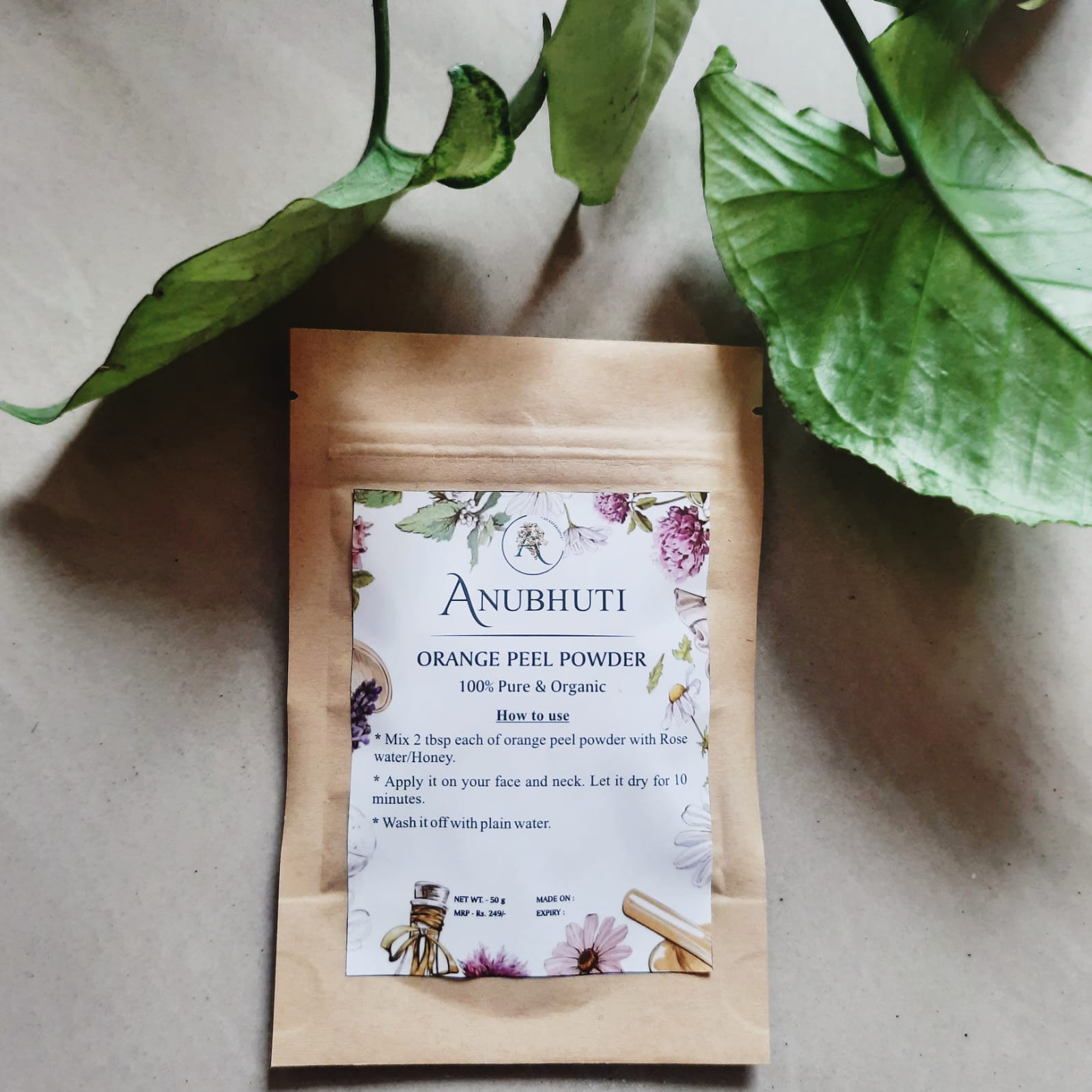 Organic Orange Peel Powder