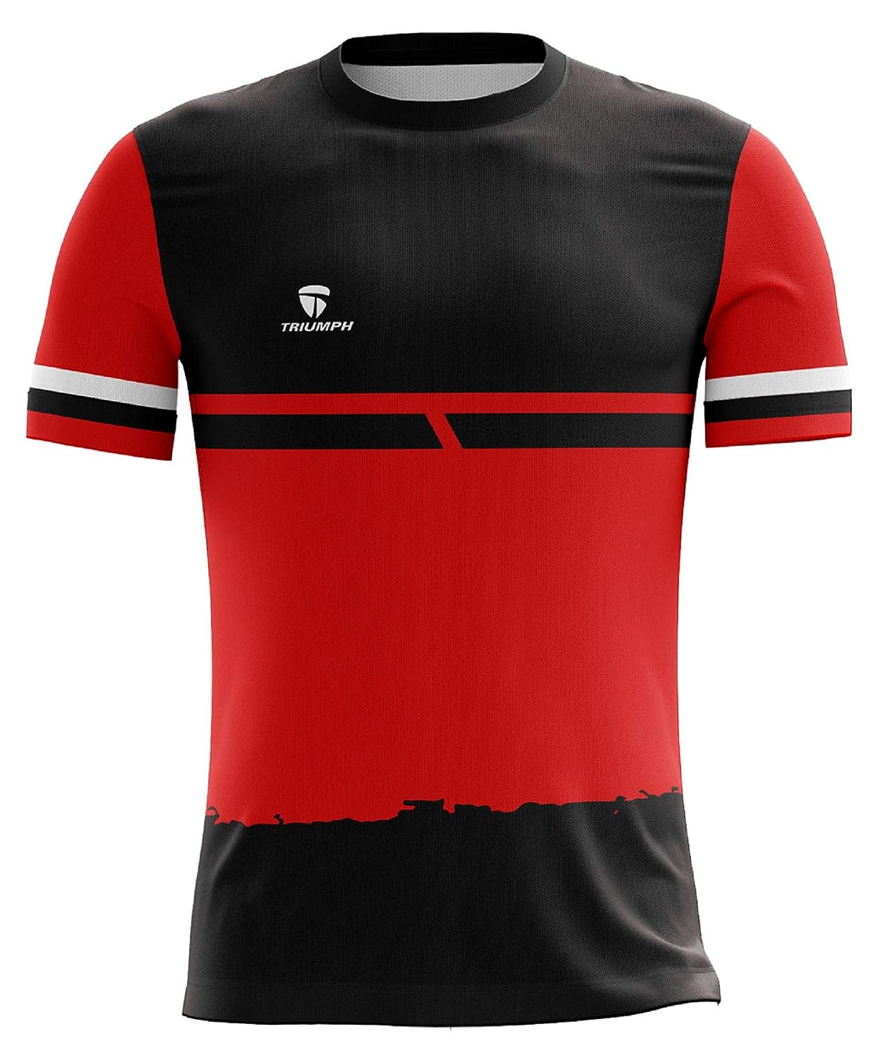 Triumph Round Neck Kabaddi T Shirt for Boy Half Sleeve Kabaddi Jersey Boy's Regular Fit Unique Design Kabaddi Sports T-Shirts
