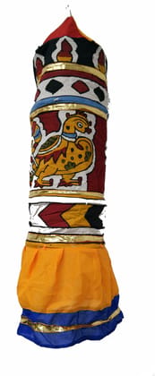 POOMPUHAR Handmade Cotton Kalamkarai Thombai (3FT) POOMPUHAR Handmade Cotton Kalamkarai Thombai (3FT)