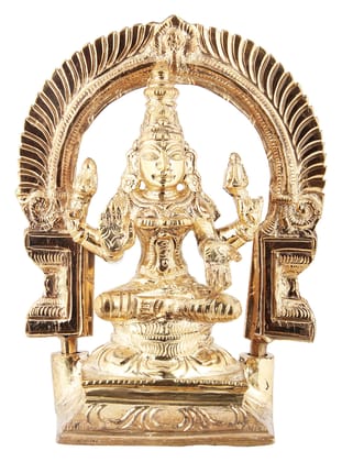 Poompuhar Bronze Lakshmi Idol (6 cm x 6 cm x 15 cm, Yellow) Poompuhar Bronze Lakshmi Idol (6 cm x 6 cm x 15 cm, Yellow)