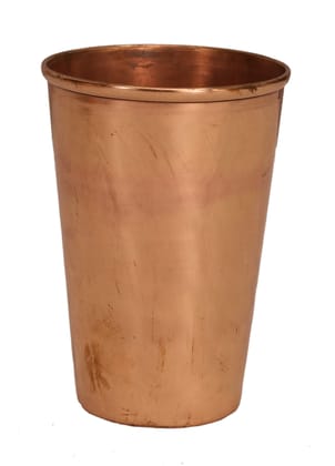 Poompuhar Copper Tumbler (2.5 inch x 3.5 inch x 5inch) Poompuhar Copper Tumbler (2.5 inch x 3.5 inch x 5inch)