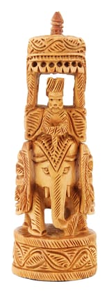 Poompuhar Sandal Wood Ambari Elephant Figurine (3 cm x 3 cm x 6 cm, Brown) Poompuhar Sandal Wood Ambari Elephant Figurine (3 cm x 3 cm x 6 cm, Brown)