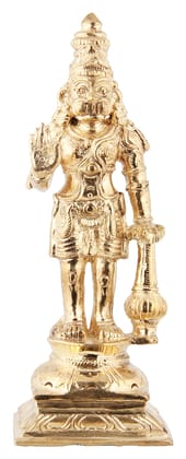Poompuhar Bronze Hanuman Idol (4 cm x 4 cm x 10cm, Yellow) Poompuhar Bronze Hanuman Idol (4 cm x 4 cm x 10cm, Yellow)