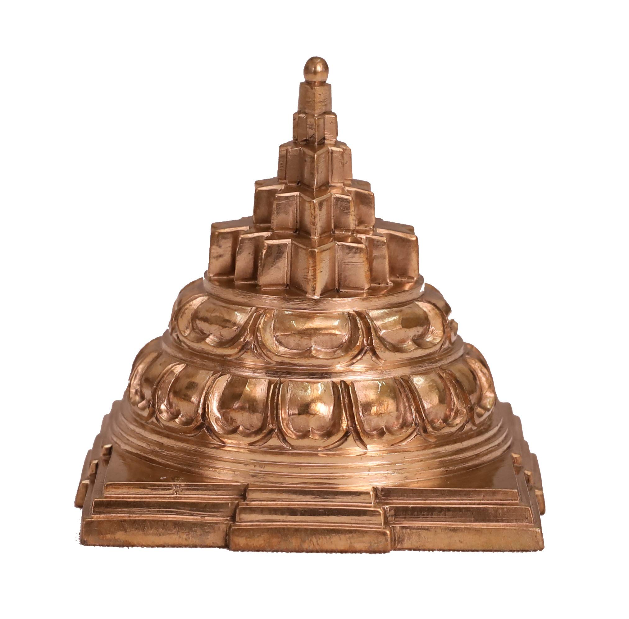 Poompuhar Bronze Mahameru Idol, Standard, Bronze, 1 Piece(4x4inch)
