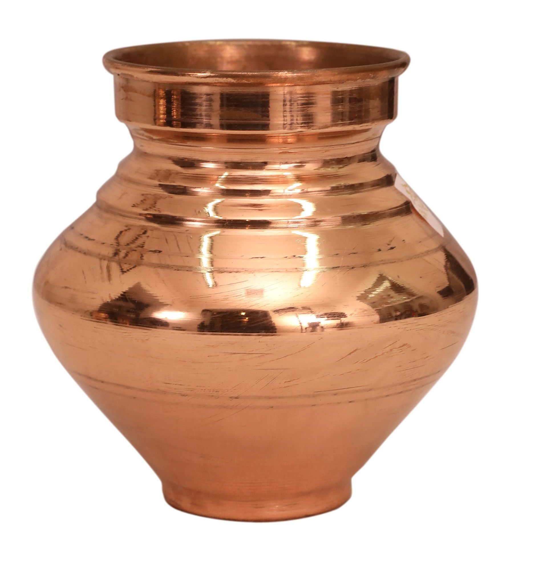 Poompuhar Copper Kalasha (3 inchx4.5 inch 9 inch)