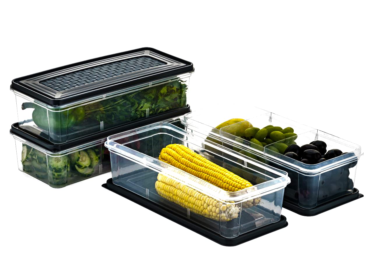 Fridge Storage Containers, Plastic Box for Fridge Organizer