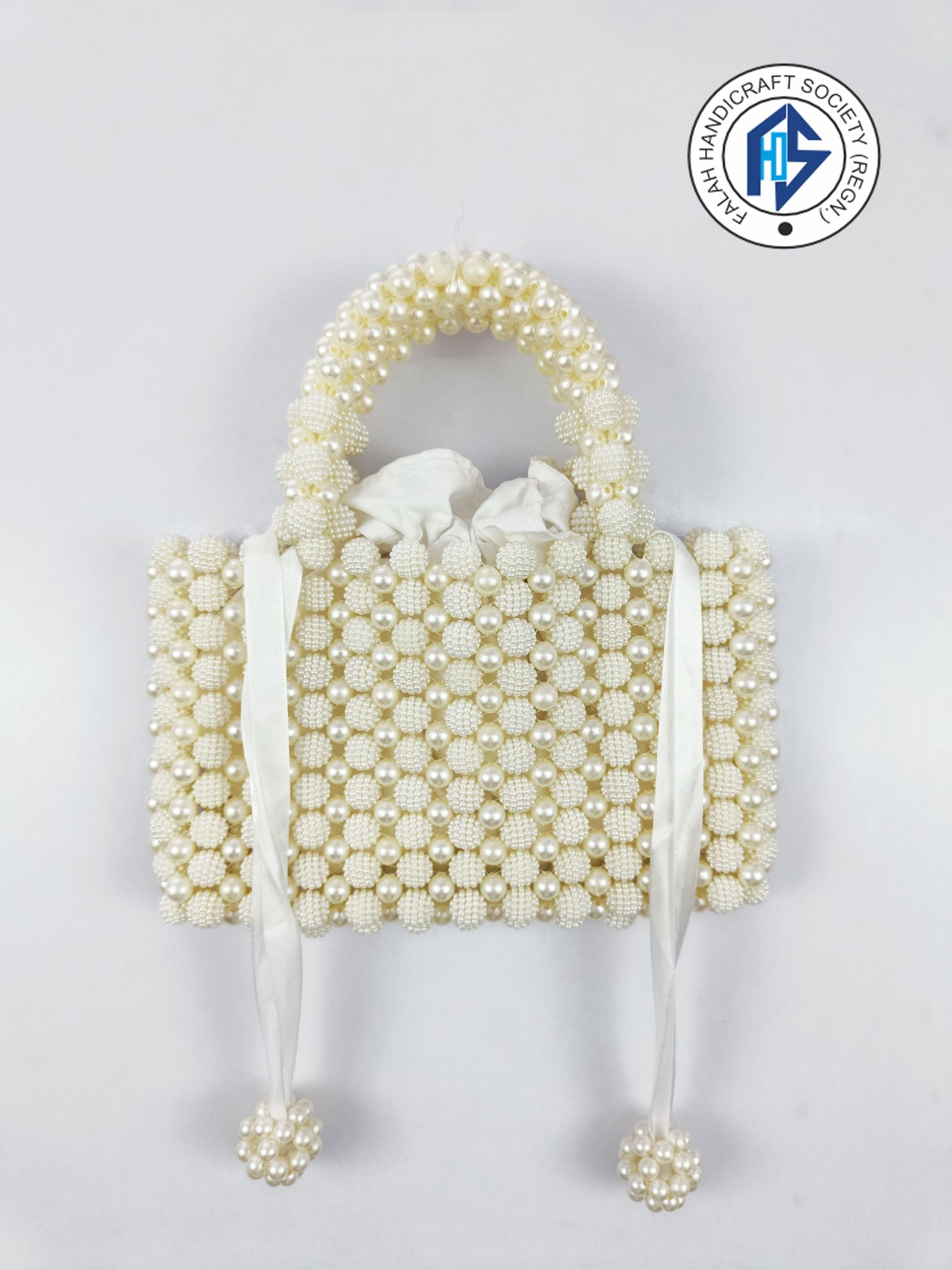 Luxury Woven Pearl Bag New Fashion Clutch Bag FHS