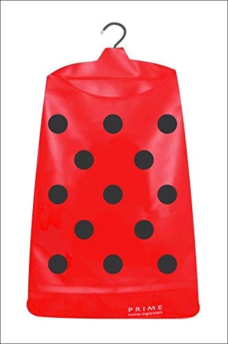 Jupiter Hanging Laundry Bag for Clothes - Spotty Red (Lady Bug)