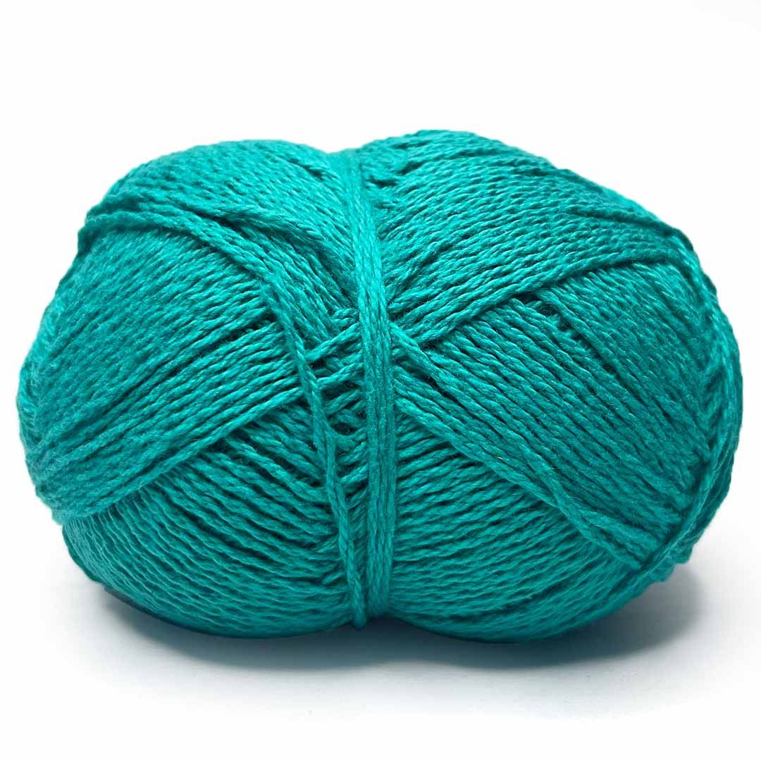 Teal Blue Color 4 Ply Crochet Thread Cotton Yarn for Knitting & Craft Making | Thread for Knitting- 125 GM (Cream)