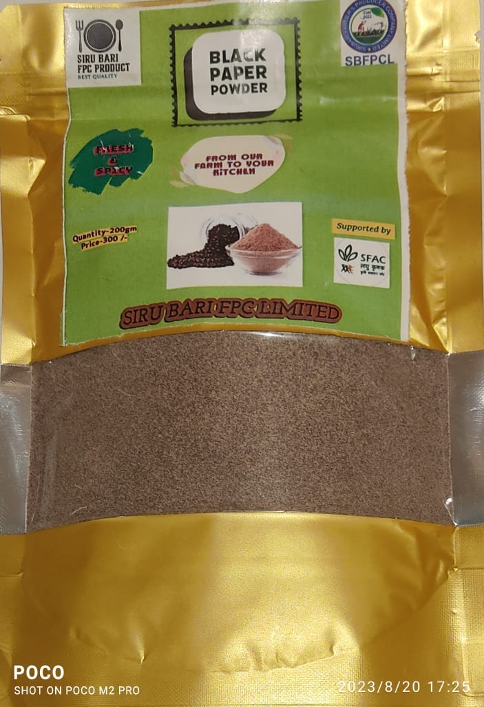 Hand Made Black Pepper Powder