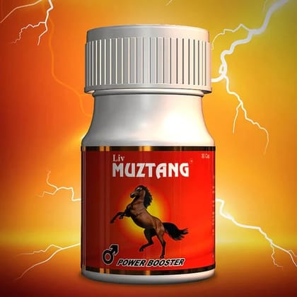 Liv Muztang Power Booster Capsule | Herbal Capsule for Men | Ayurvedic Medicine | Best Ayurvedic Medicine For Sex