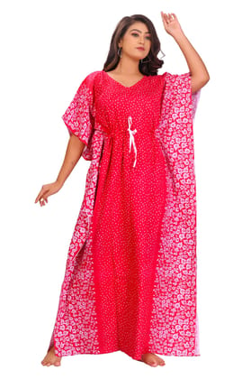 Fabimi Women L Size Cotton Kaftan Nighty New