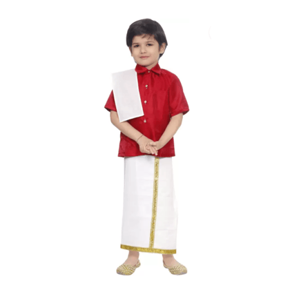 Ramraj Boys Traditional set (Red)