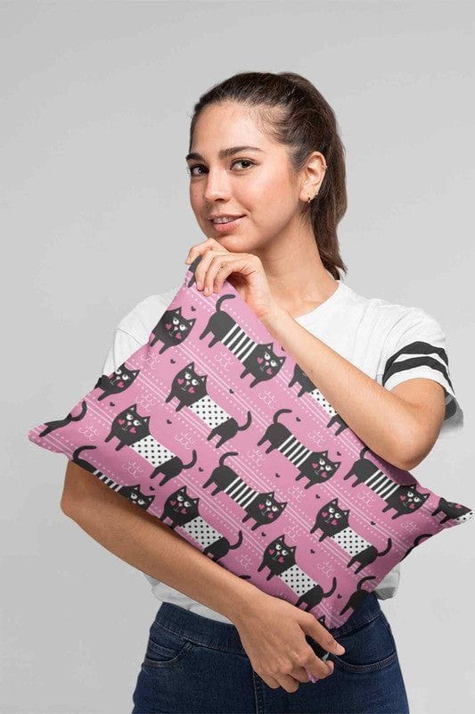 Rosie Posie Kitty Pillow Cover