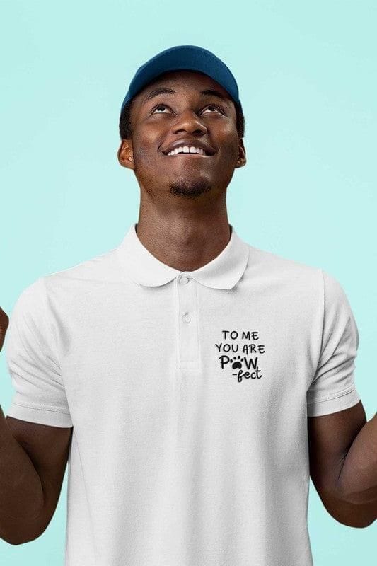 Polo Neck T-Shirt (Men) - Pawfect Partner (10 Colours)