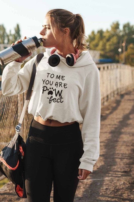 Crop Hoodie (Women) - Pawfect Partner (3 Colours)