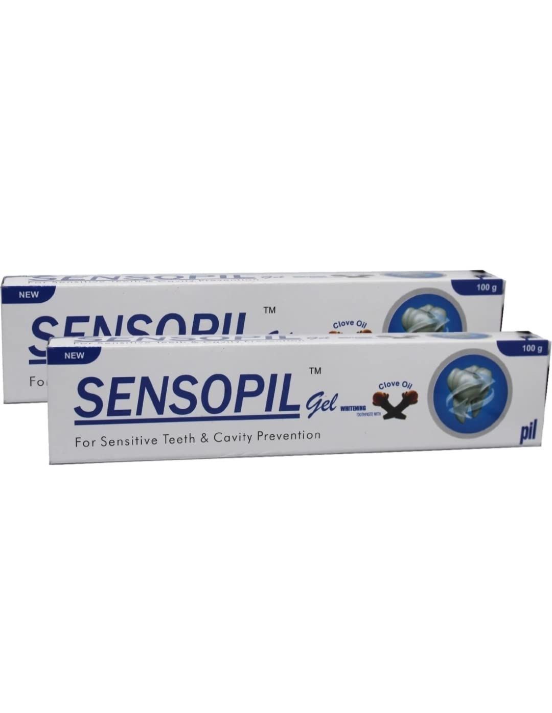Sensopil Sparkling White Toothpaste - 200 g (Pack of 2)