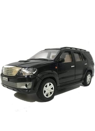 Pull Back Plastic Fortuner Car Toys|Wonderfull Design & Bold Look|Excellent Body|Perfect for Kids Fun (Pack of 1, Multicolor)