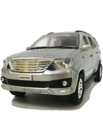 Pull Back Plastic Fortuner Car Toys|Wonderfull Design & Bold Look |Perfect for Kids Fun (Pack of 1, Multicolor)