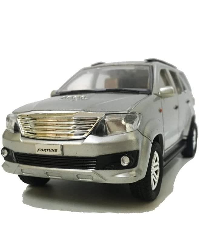 Pull Back Plastic Fortuner Car Toys|Wonderfull Design & Bold Look |Perfect for Kids Fun (Pack of 1, Multicolor)