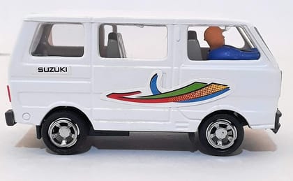 Mehtab Pull Back Plastic Omni Van Car Toy Perfect for Kids Fun (Pack of 1, Multicolour)