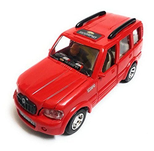 Varshas Scorpio Car Toy for Kids, Red