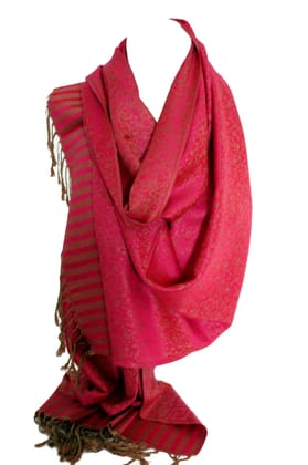 Woven Floral Print Glamorous Border Pashmina Feel Shawl Scarf Wrap Woven Floral Print Glamorous Border Pashmina Feel Shawl Scarf Wrap