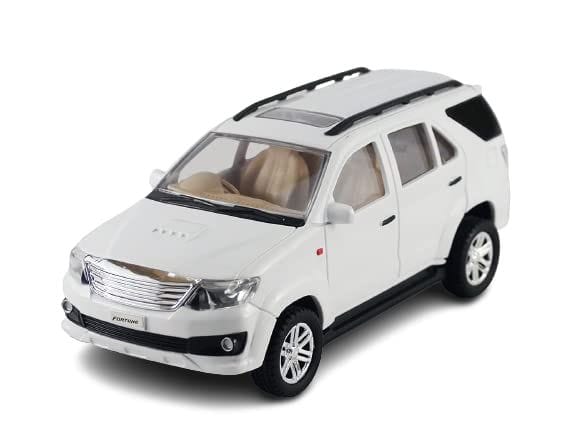 Mehtab Toyota Fortuner Car Model (White,Black,Red) (Pack of 1)