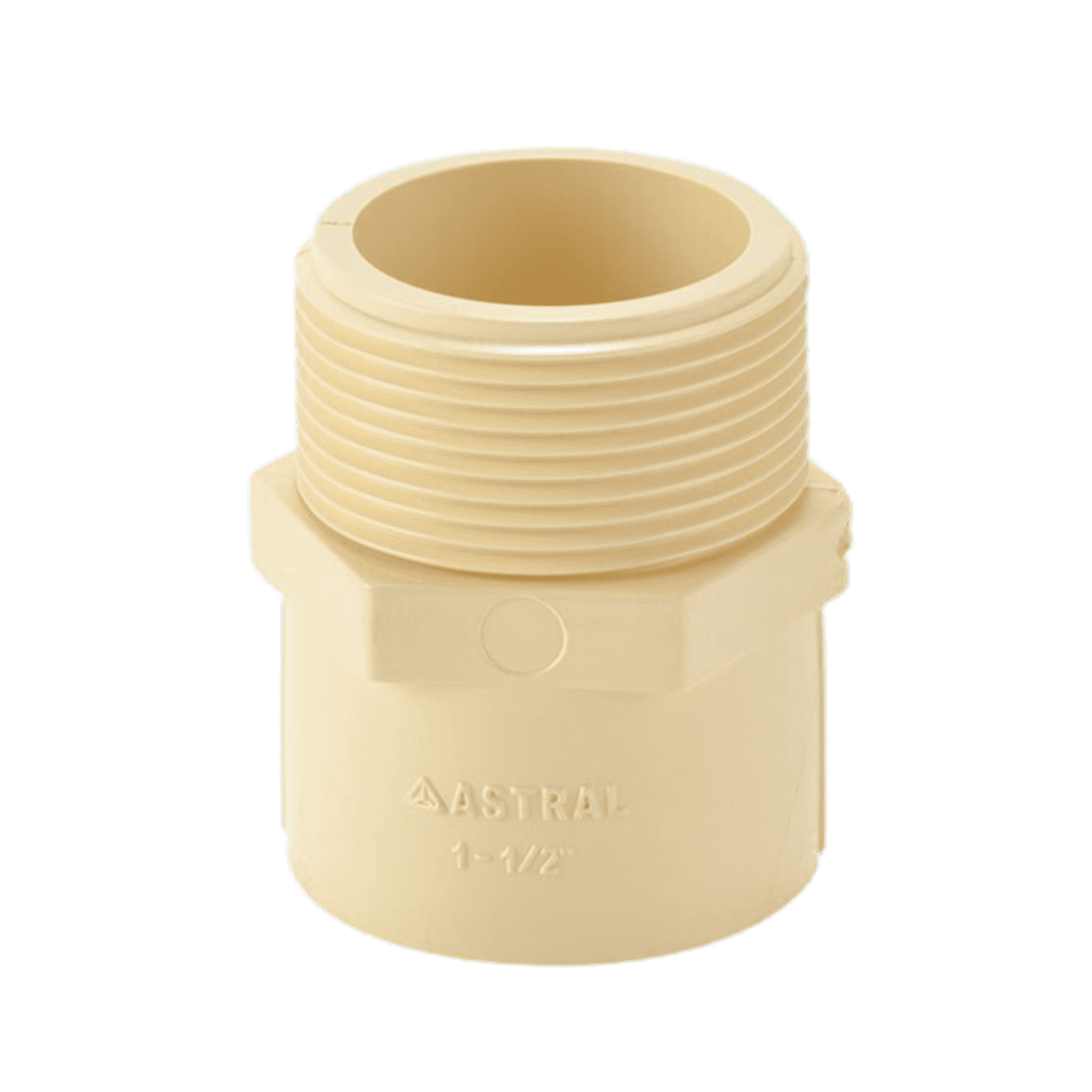 Male Threaded Adaptor, 15mm, 1/2" Inch, CPVC Fittings, PACK OF 10