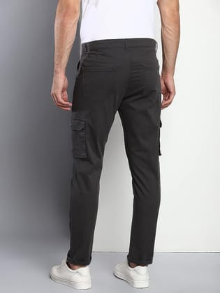 Men's Casual Cargo Pant, Tapered Fit, Mid Rise, Ankle Length Multi-Pocket