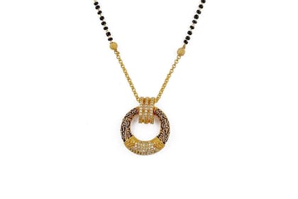 Aarohi13 Stylish and Trendy Round shape Mangalsutra for women