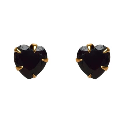 Aarohi13 heart shape crystal earring for women and girl