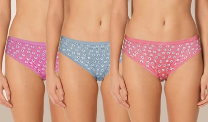 Be PerfectPremium Cotton Solid Printed Inner Wear Daily Use Panty/Brief for Girls & Womens (Pack of 3) Multicolor Be PerfectPremium Cotton Solid Printed Inner Wear Daily Use Panty/Brief for Girls & Womens (Pack of 3) Multicolor